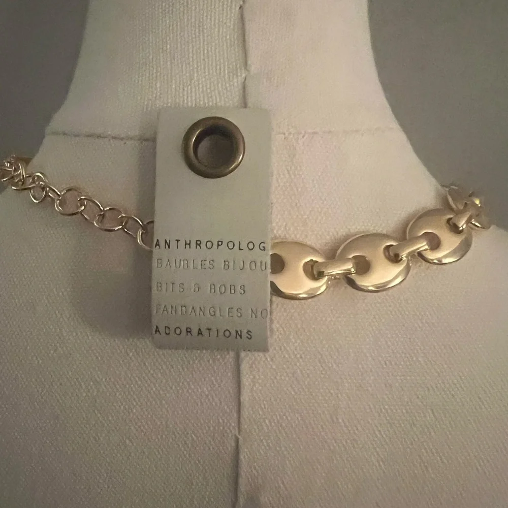 NWT Maeve Chunky Pop Tab Chain Necklace